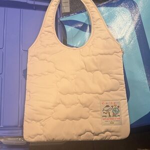 HOLD @ctrader Pink Cloud Quilted Tote Bag